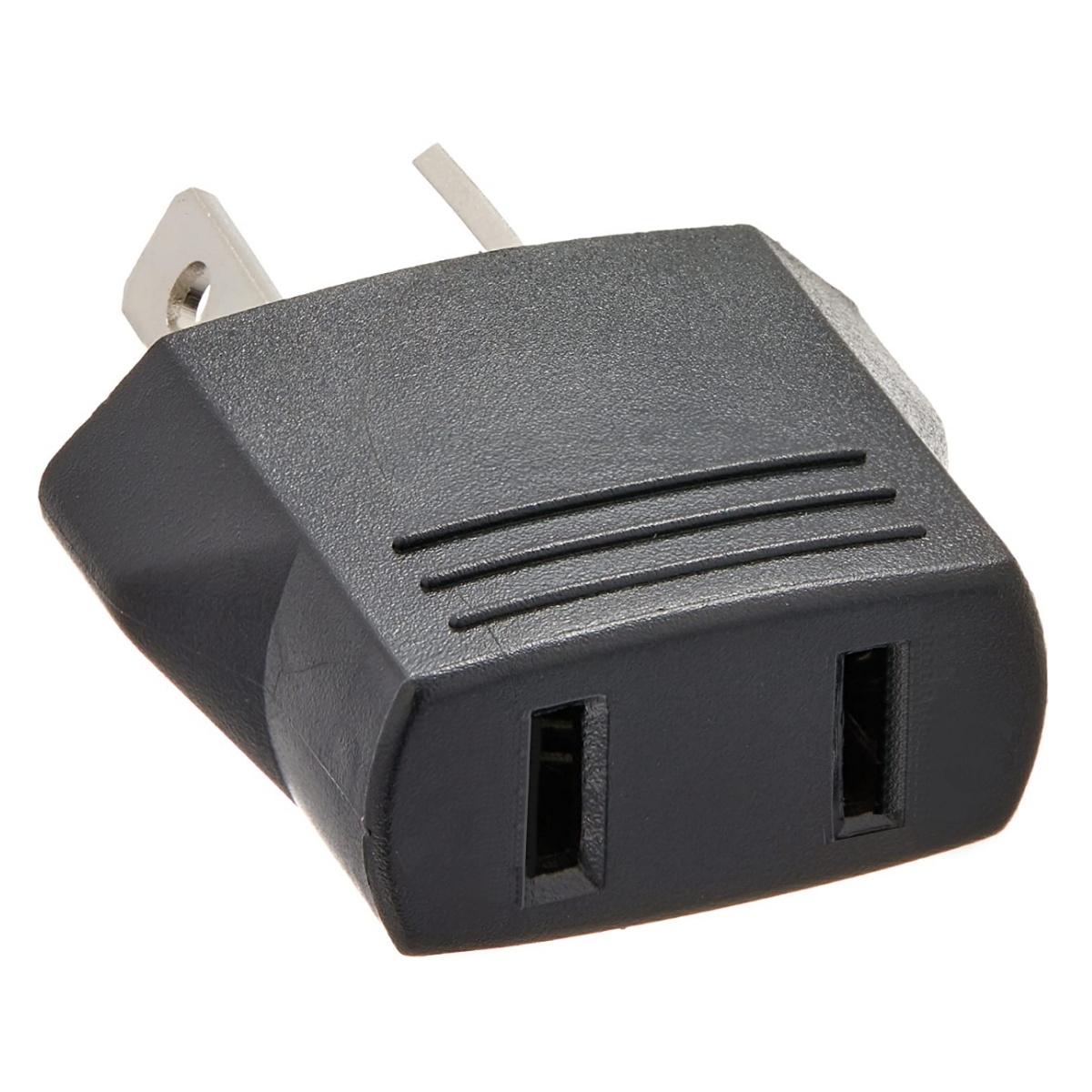 Adaptador Enchufe a 2 Patas Planas