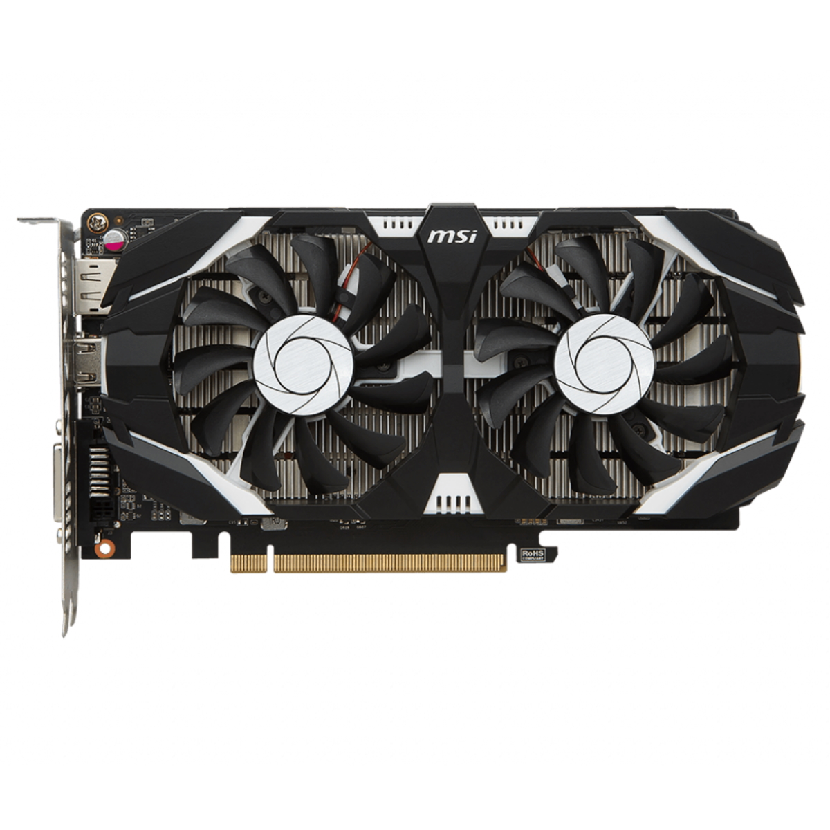 Placa De Video Gtx 1050ti 4gb Oc Doble Fan Msi