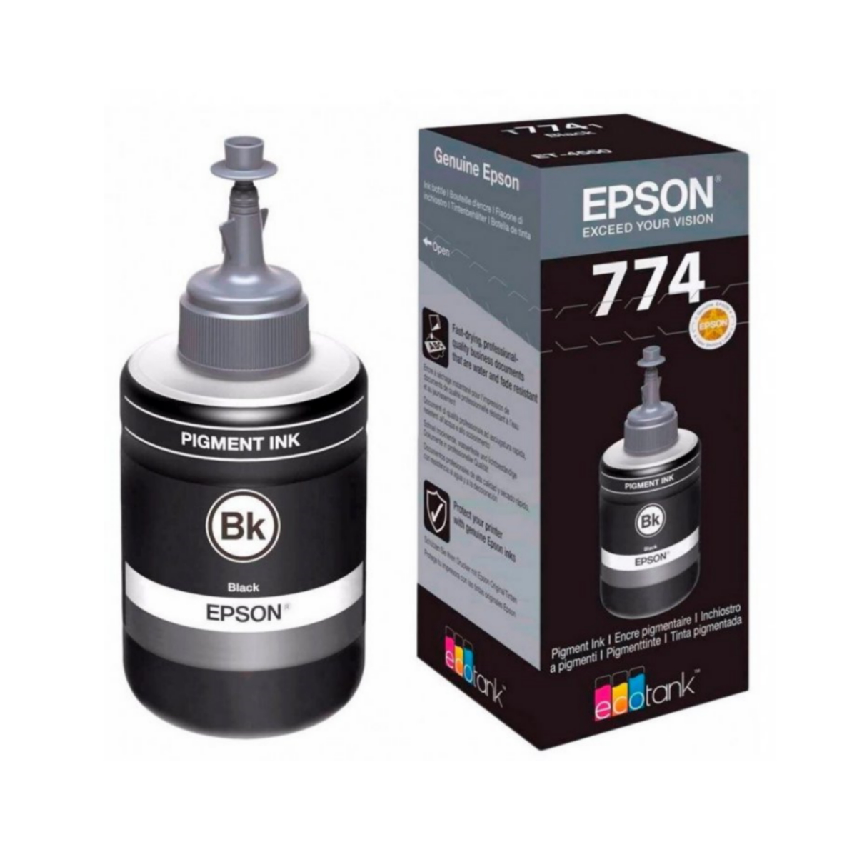 Tinta Epson M105 M205 774 Negro Original