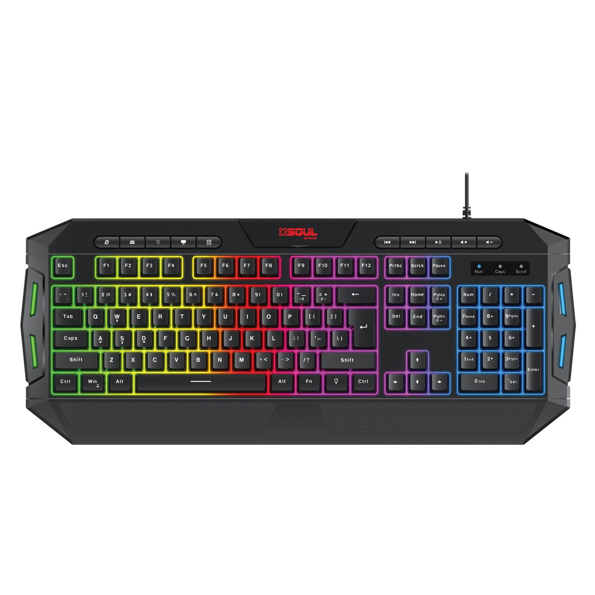 Kit Teclado Mouse MousePad Auriculares Gamer 4en1 Soul