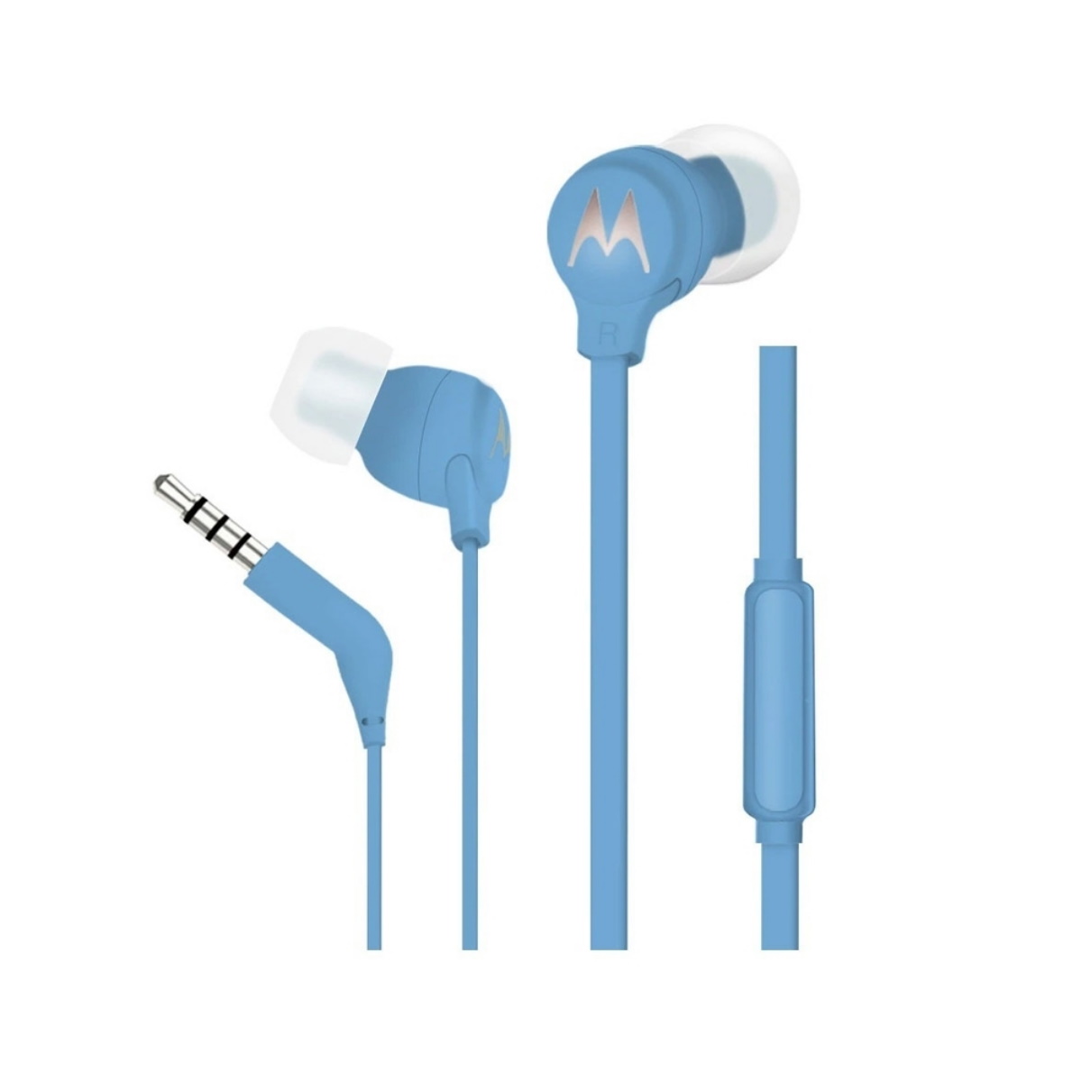 Auriculares In Ear 3-S C/ Microfono Azul Motorola