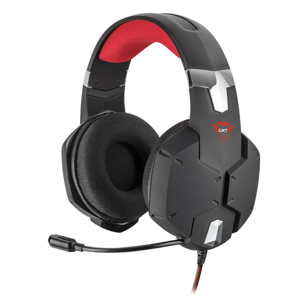 Auriculares Gamer Cable Vincha Gxt 322 Carus Negro Trust