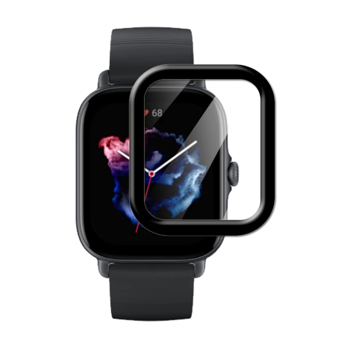 Vidrio Templado Borde Negro Gts 3 / Gts 3 Pro Amazfit