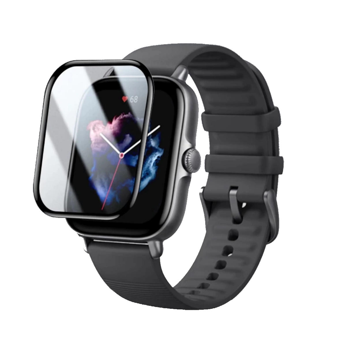 Vidrio Templado Borde Negro Gts 3 / Gts 3 Pro Amazfit