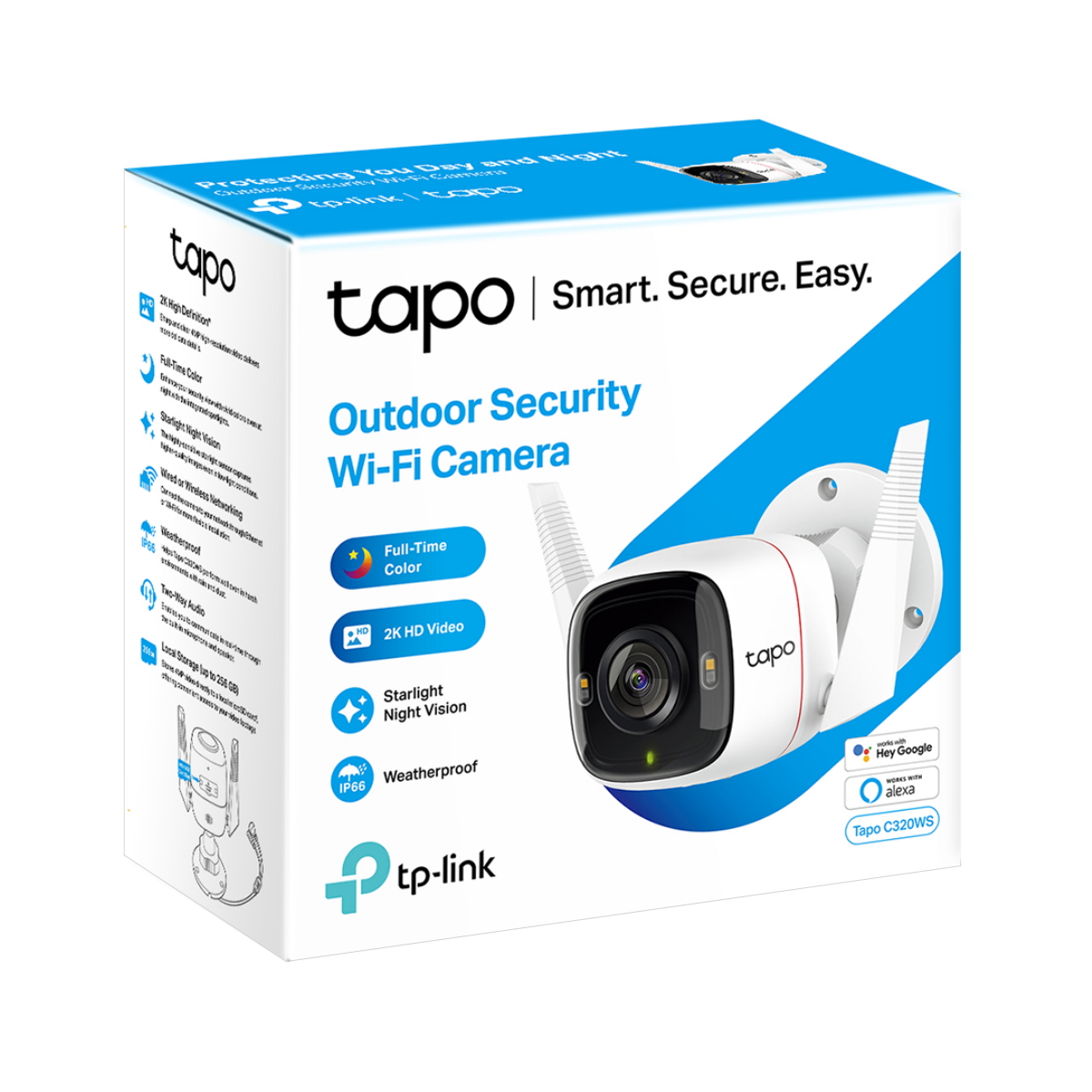 Camara TAPO C320WS Day/Night SD Wifi Exterior Tp-Link