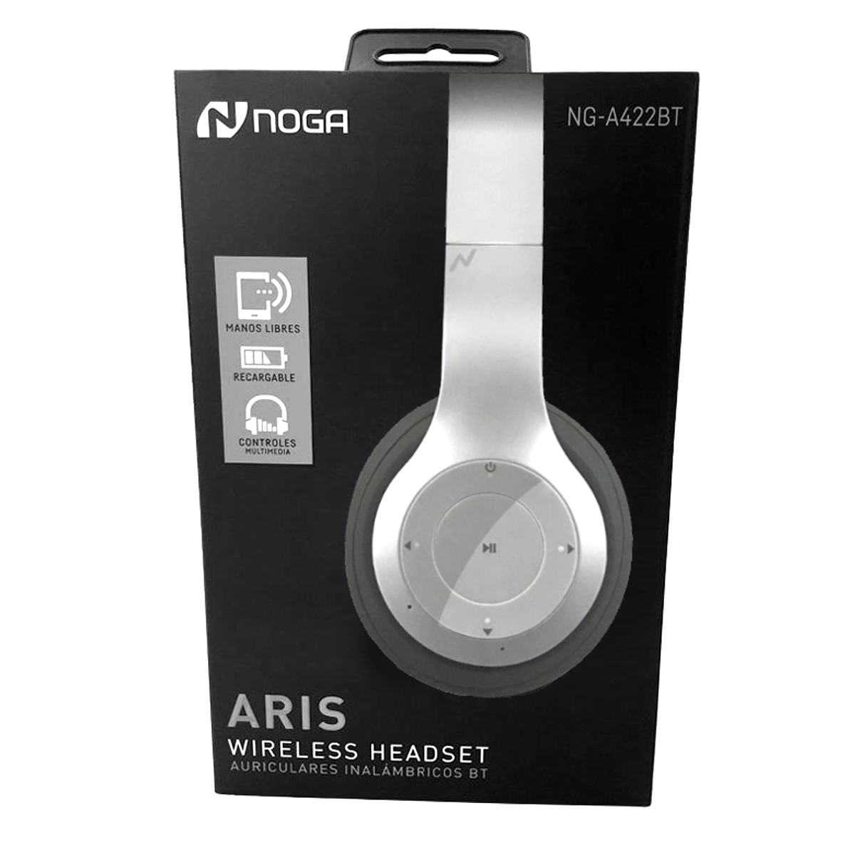 Auriculares Bluetooth Vincha Aris A422BT Blanco Noga