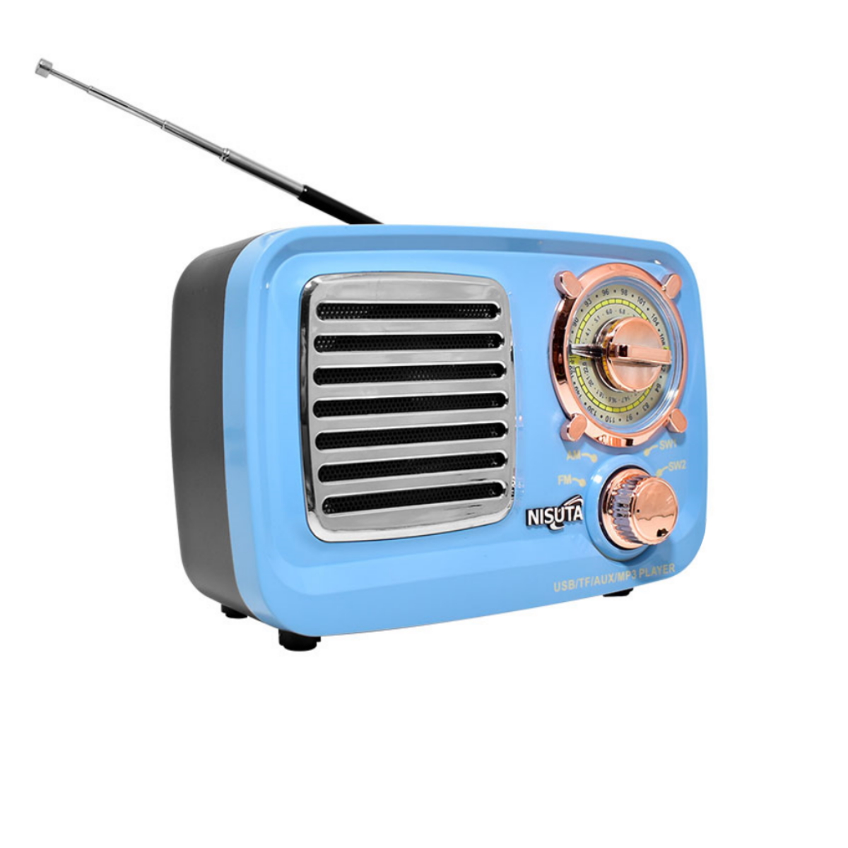 Parlante Bluetooth Radio Vintage Ns-RV15 Nisuta