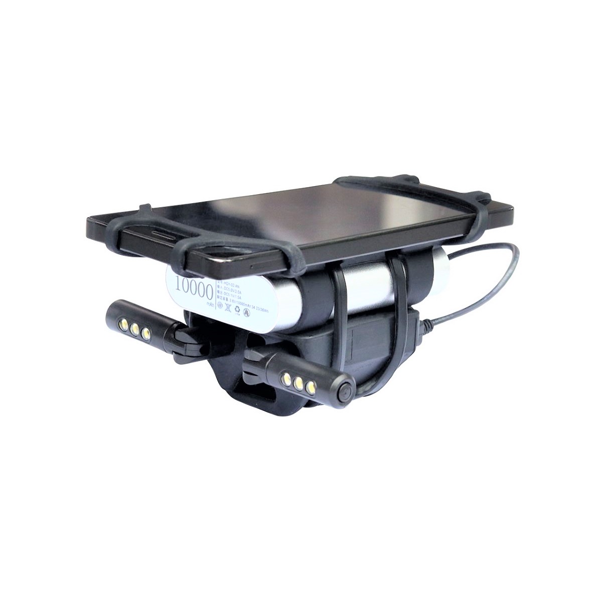 Soporte Smartphone / Powerbank / Luz Bicicleta Ns-socebil Nisuta