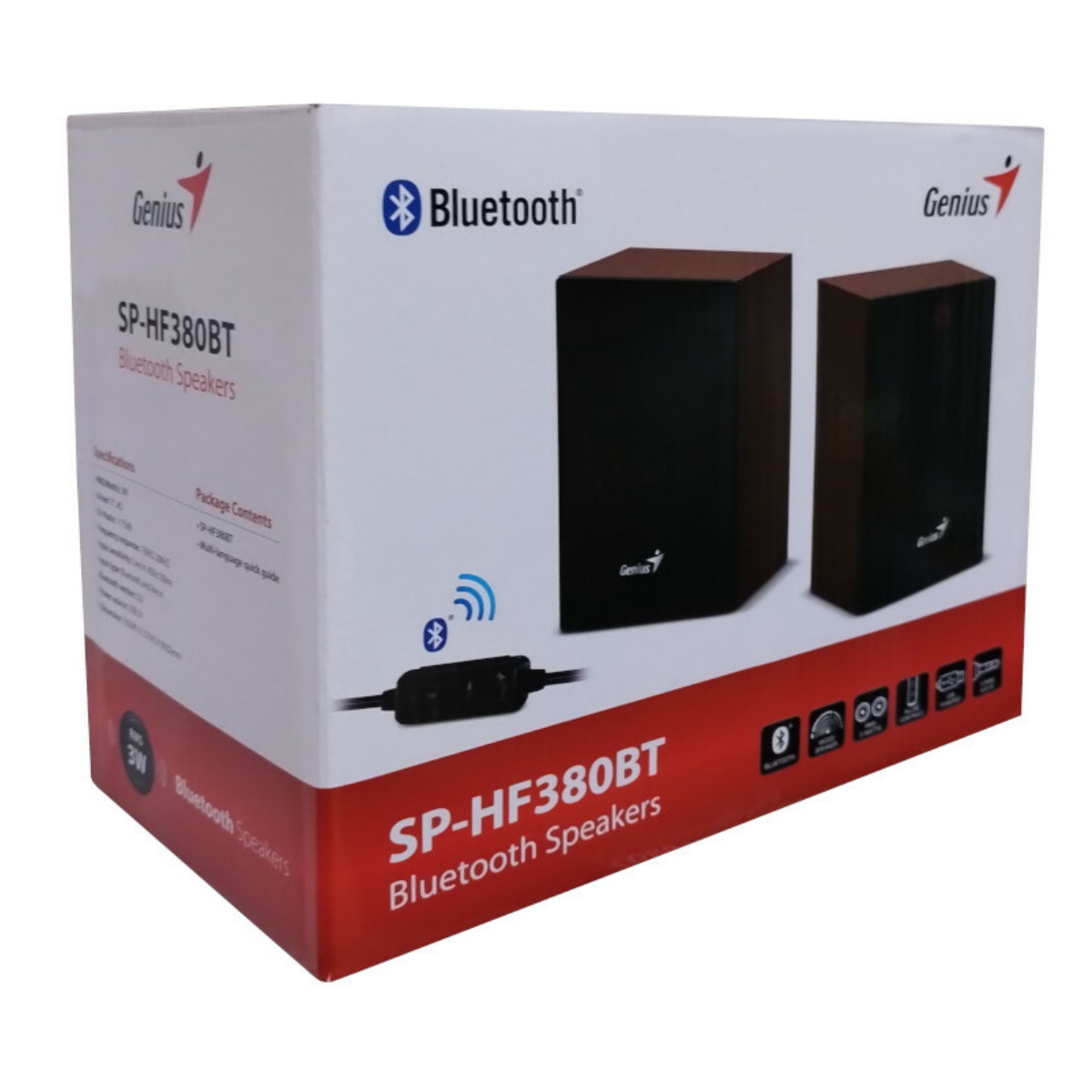 Parlantes Pc Usb Sp-Hf380BT 6W Madera Genius