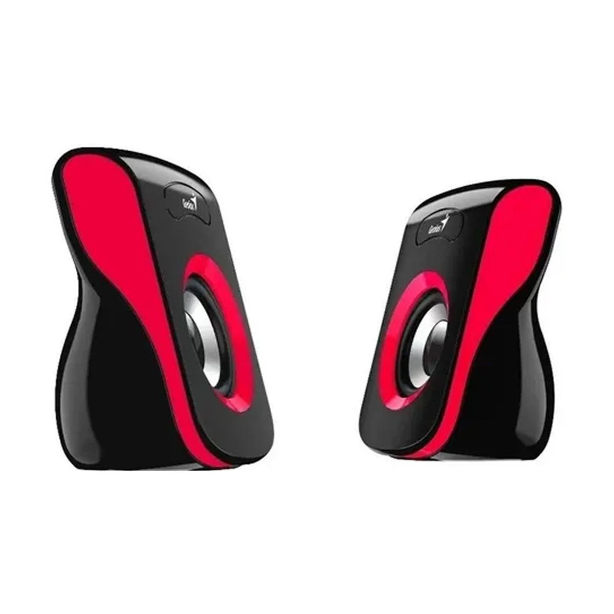 Parlantes Pc Usb Sp-Q180 Rojo Genius