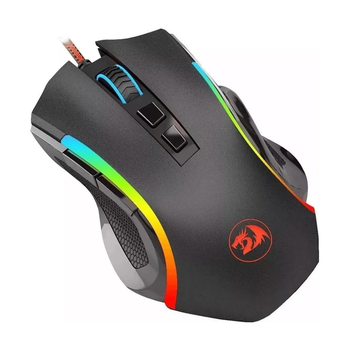 Kit Teclado Mouse Gamer K552RGB Negro Redragon