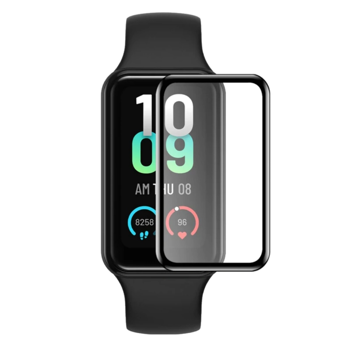 Vidrio Templado Borde Negro Band 7 Amazfit