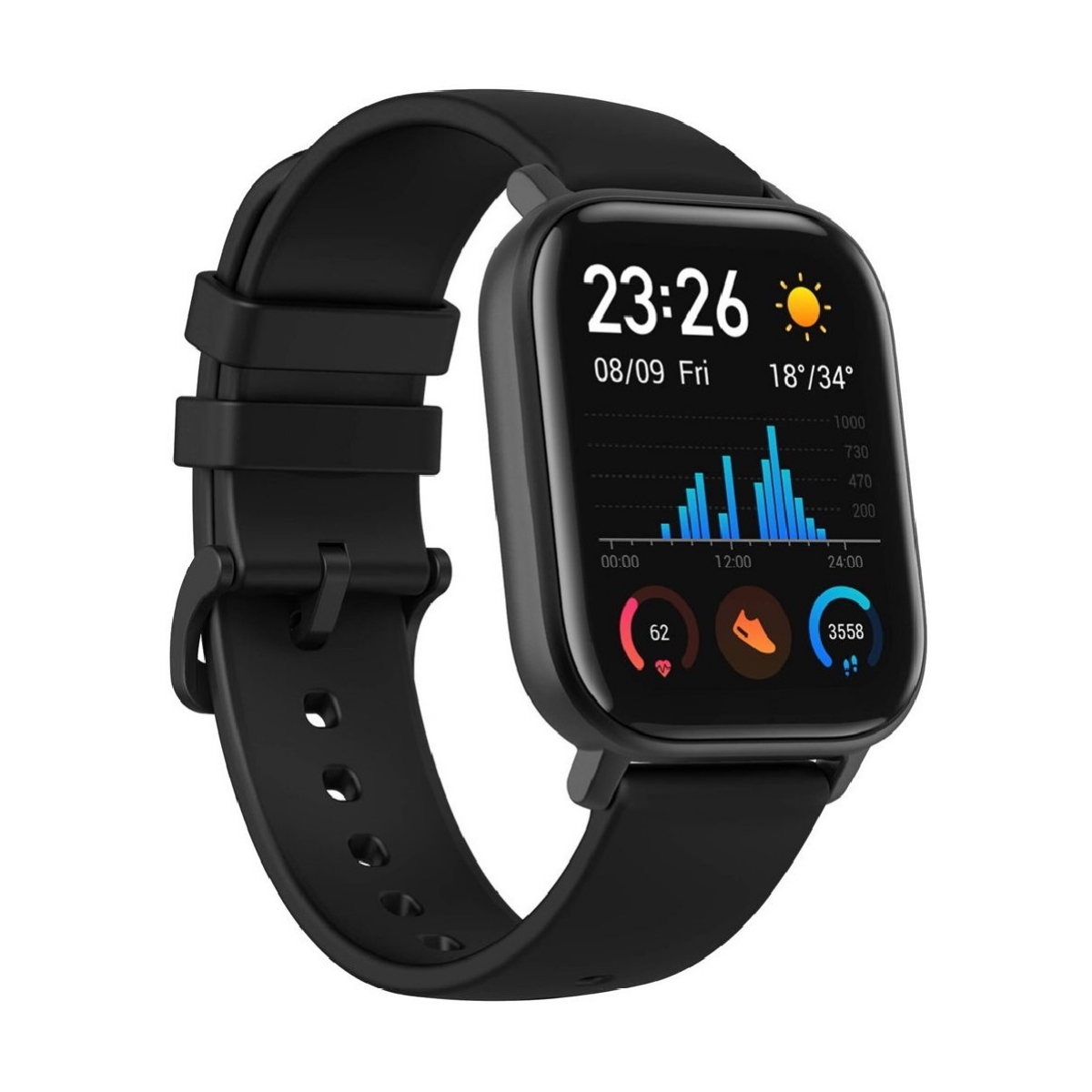 SmartWatch GTS Obsidian Black Amazfit