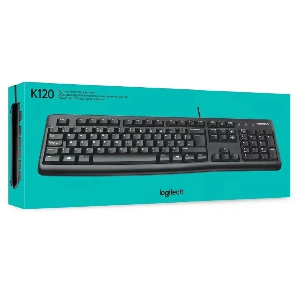 Teclado Usb K120 Negro Logitech