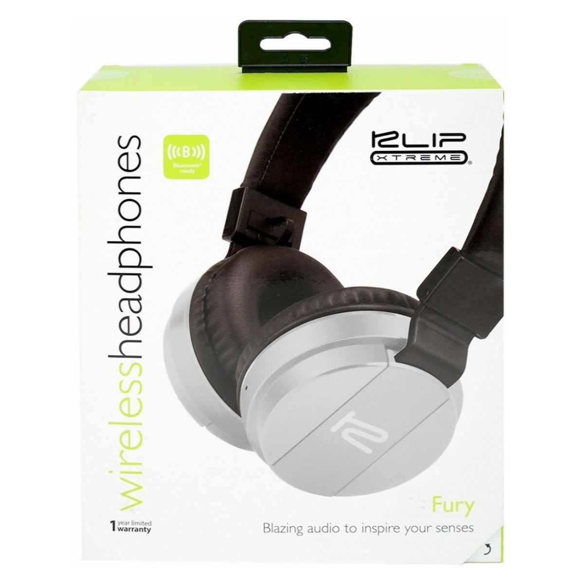 Auriculares Bluetooth Vincha Fury Plateado Klip Xtreme