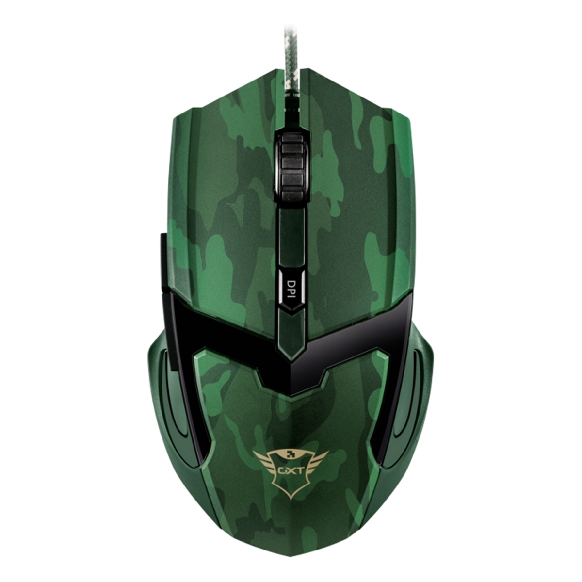 Mouse Gamer Gxt 101C Camuflado Verde Gav 600 - 4800 DPI Trust