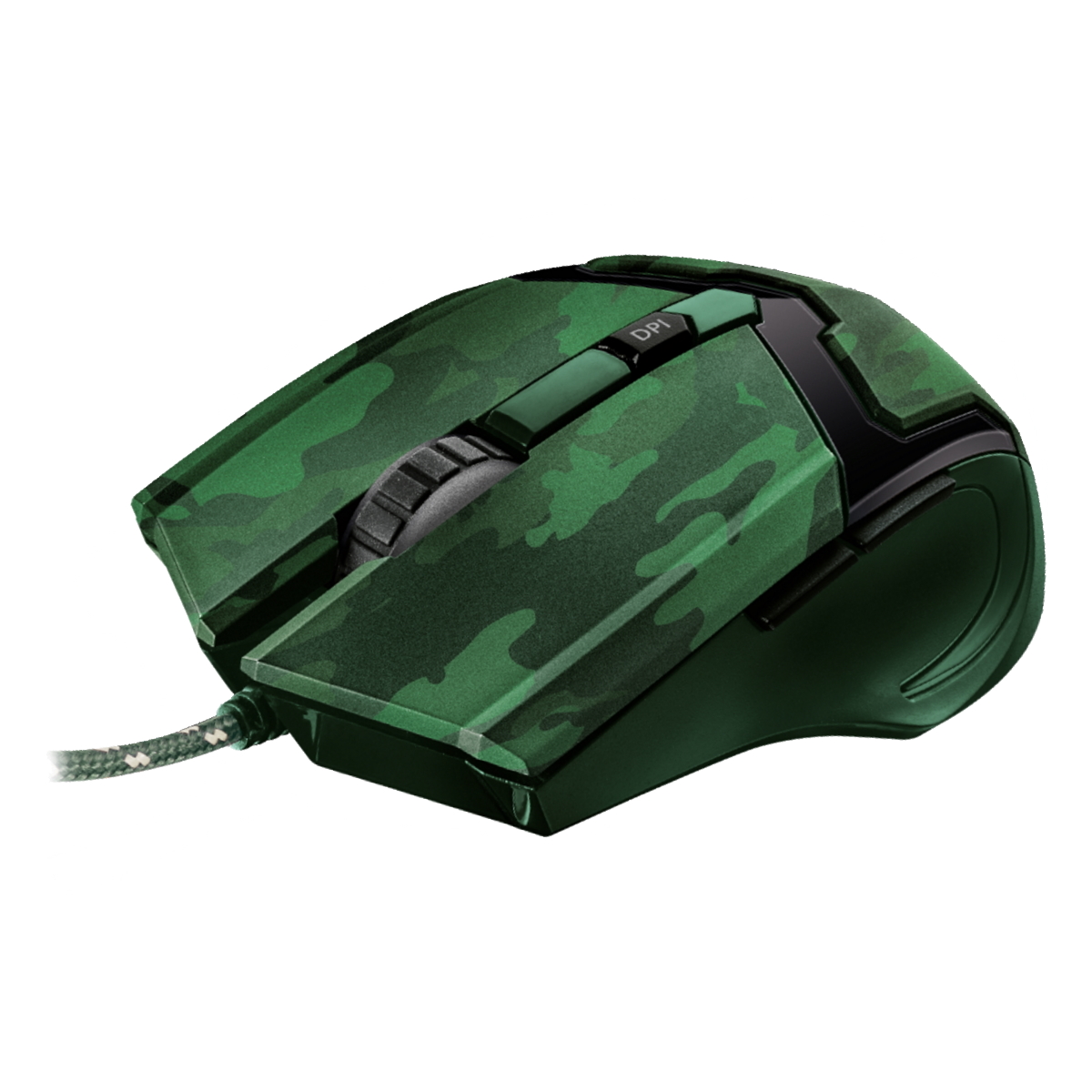 Mouse Gamer Gxt 101C Camuflado Verde Gav 600 - 4800 DPI Trust
