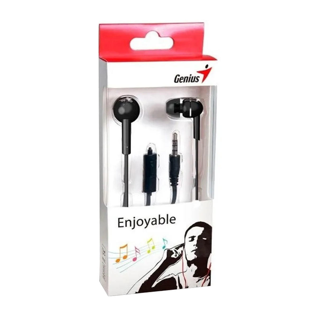 Auriculares In Ear Microfono Hs-M300 Negro Genius