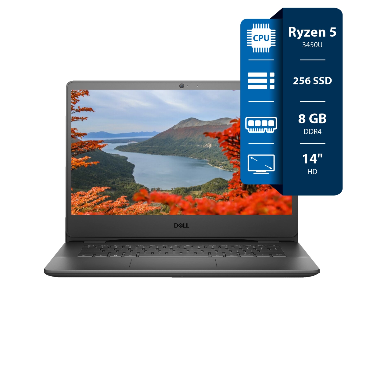 Notebook Dell Vostro 3405 Ryzen 5 3450U - 8GB - 256SSD - 14