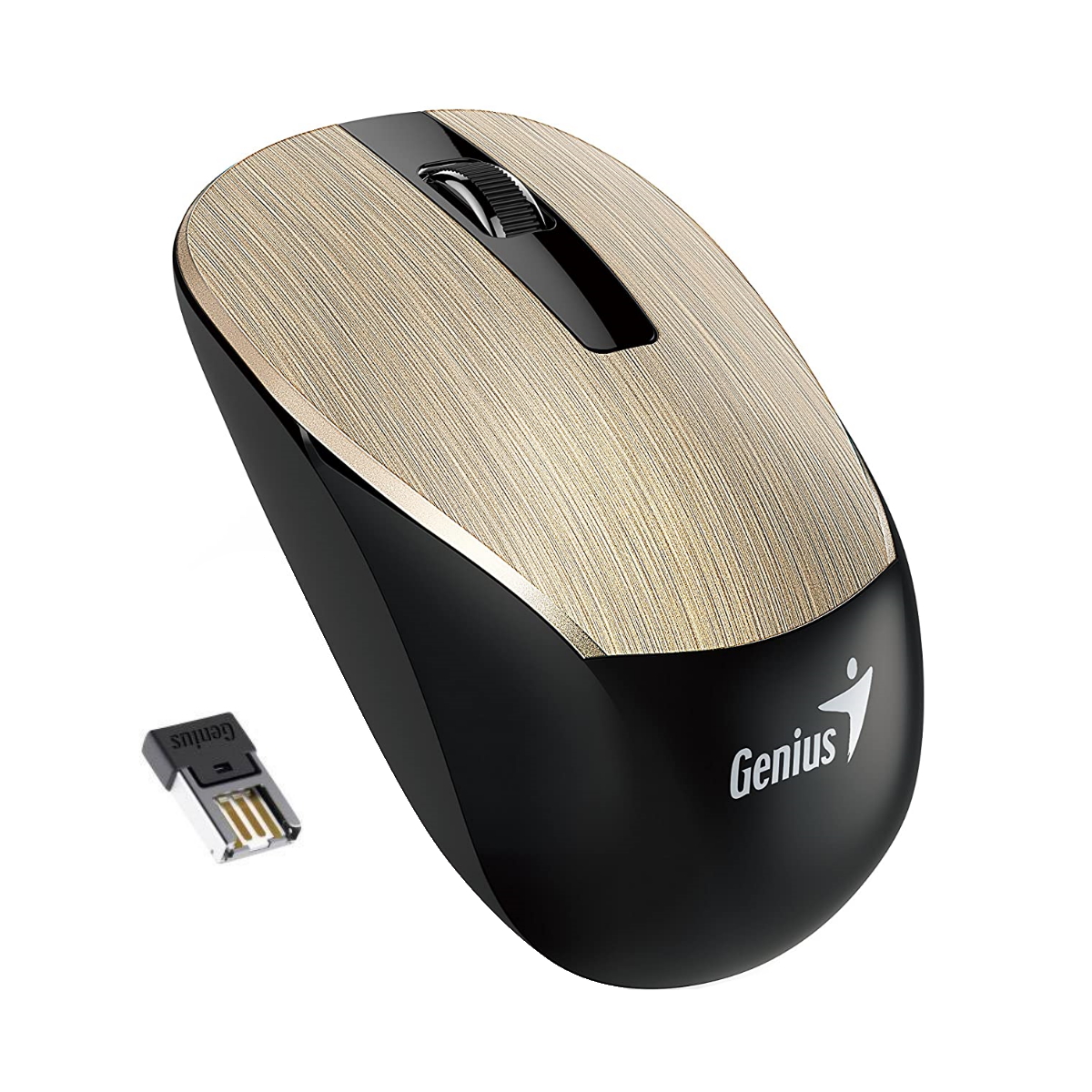 Mouse Inalambrico Nx-7015 1200 DPI Dorado Genius