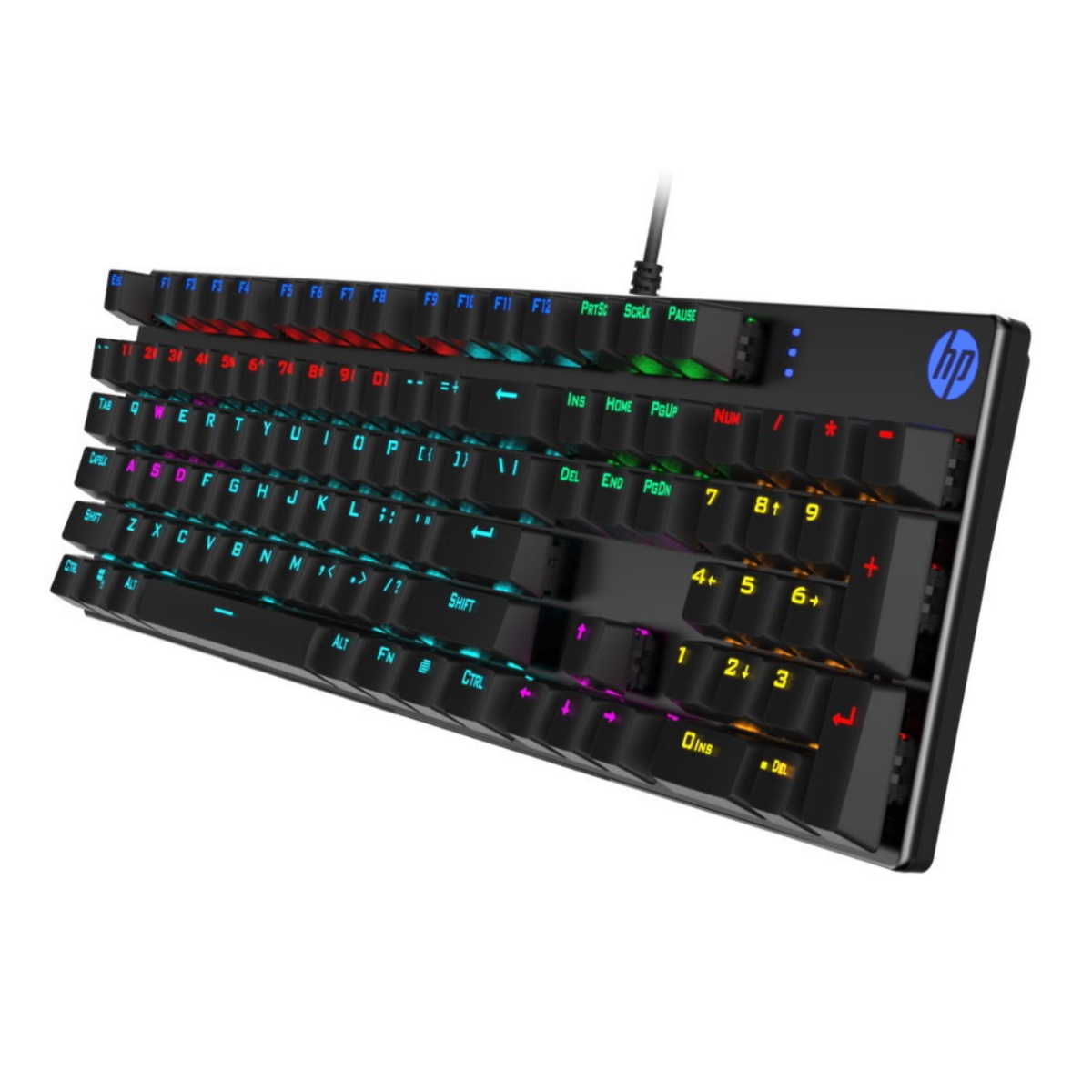 Teclado Mecanico Gamer GK400F Switch Brown HP