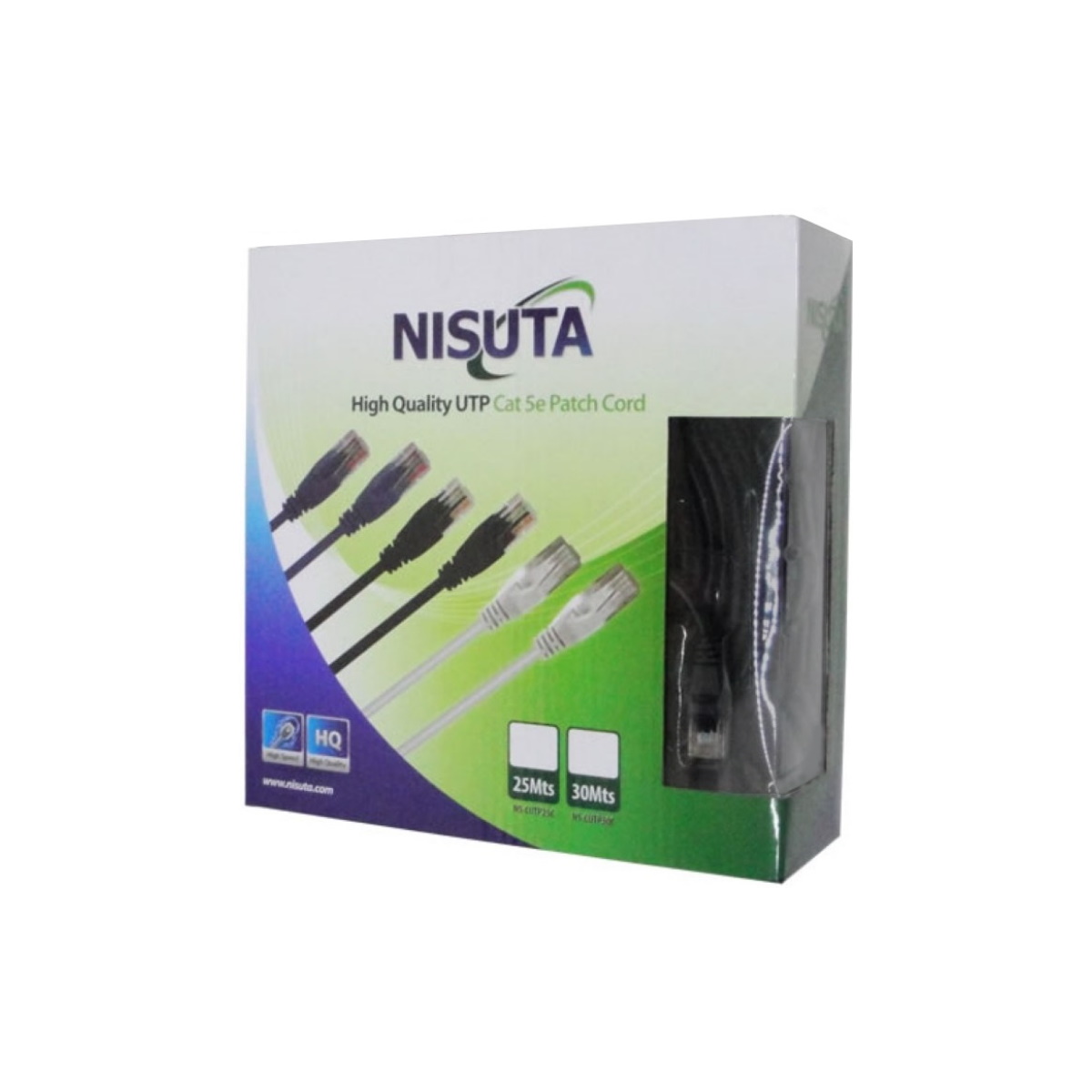 Cable De Red Utp 30m 5e Nisuta