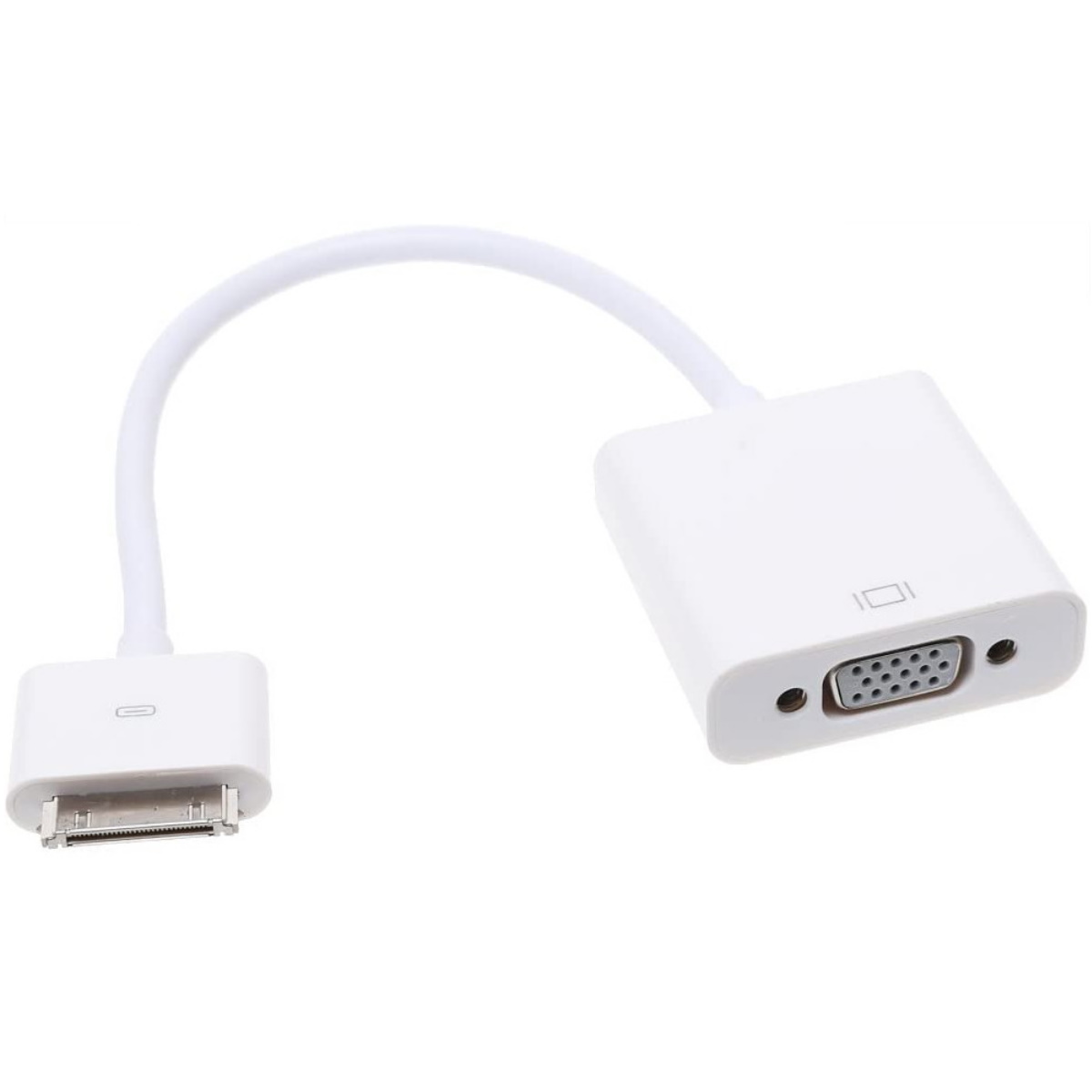 Adaptador Vga Con Audio Para Iphone / Ipad / Ipod 30 Pines