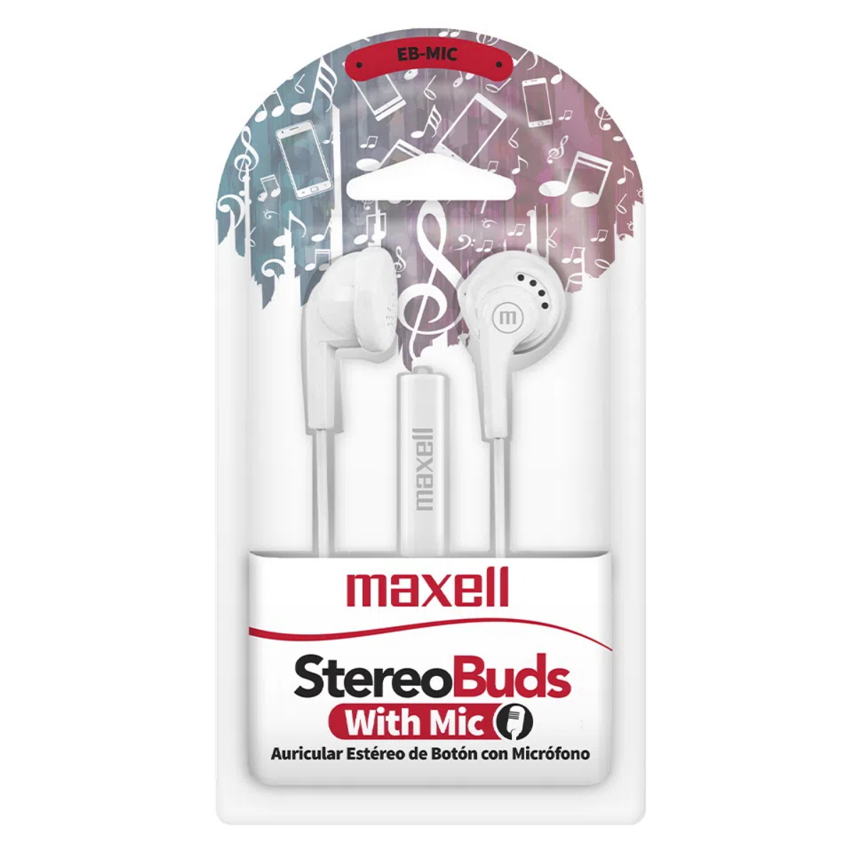 Auriculares In Ear EB95 C/ Microfono Blanco Maxell