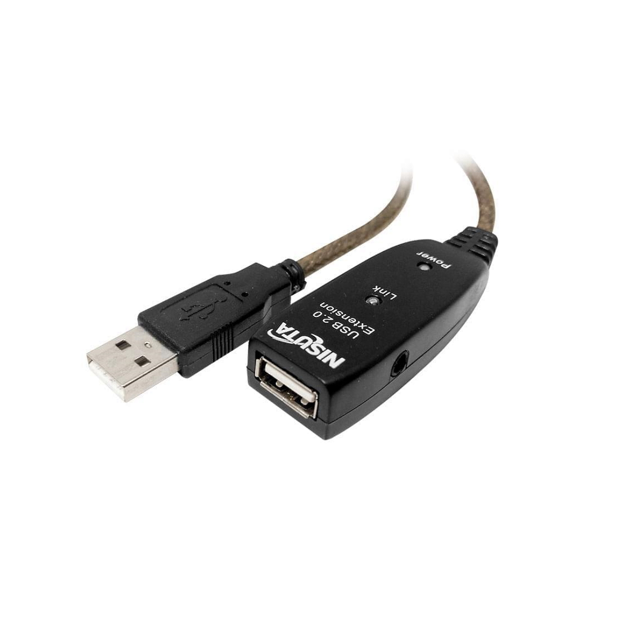 Cable Alargue USB 25m 2.0 Amplificado Nisuta
