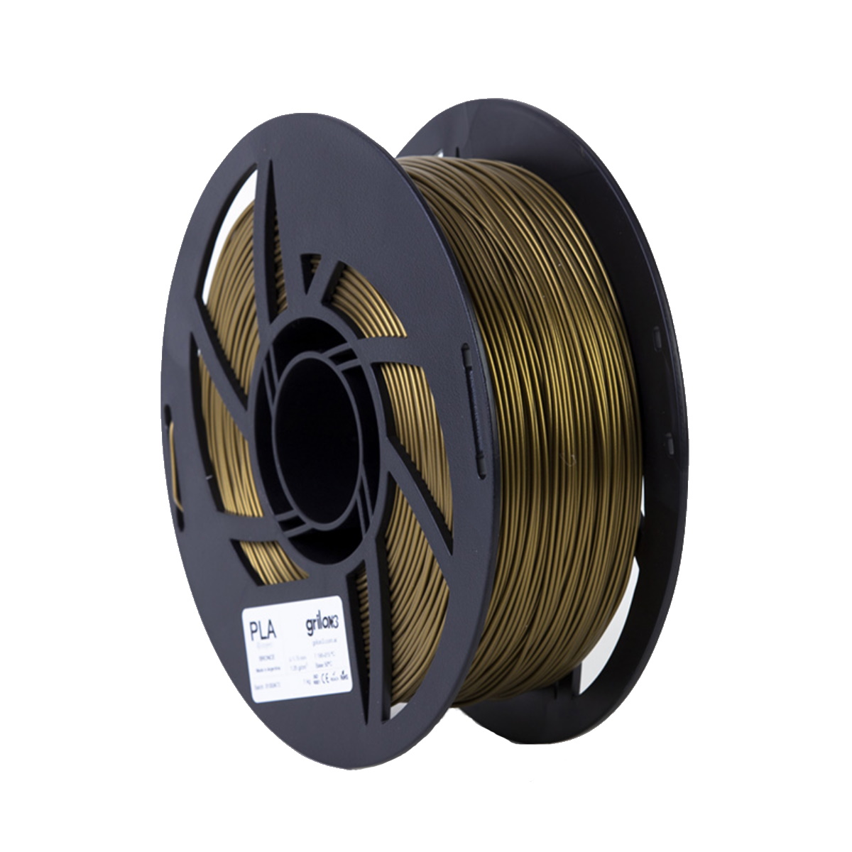 Filamento Pla Bronce 1.75mm 1Kg Grilon3