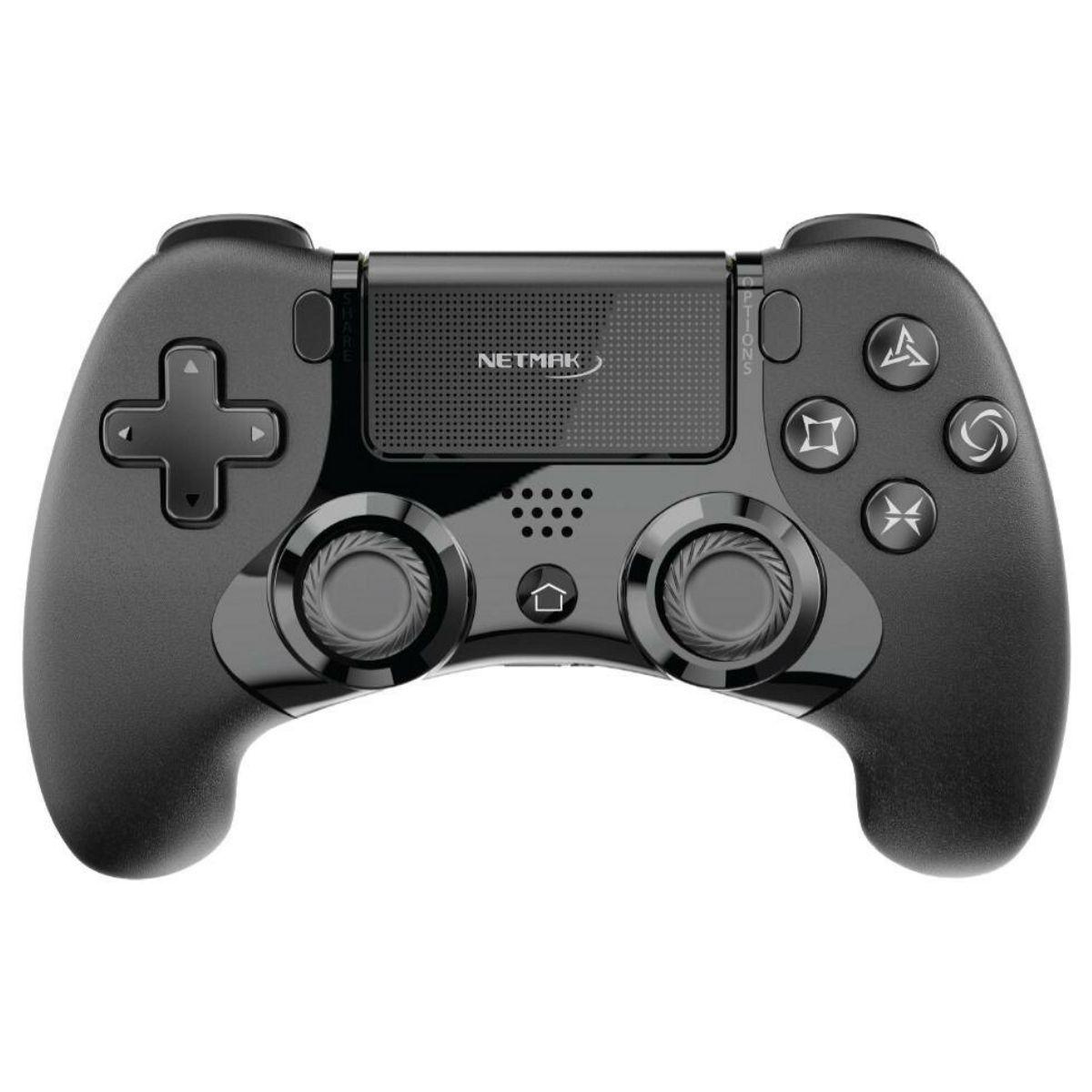 Joystick PS4 Alternativo Negro Netmak