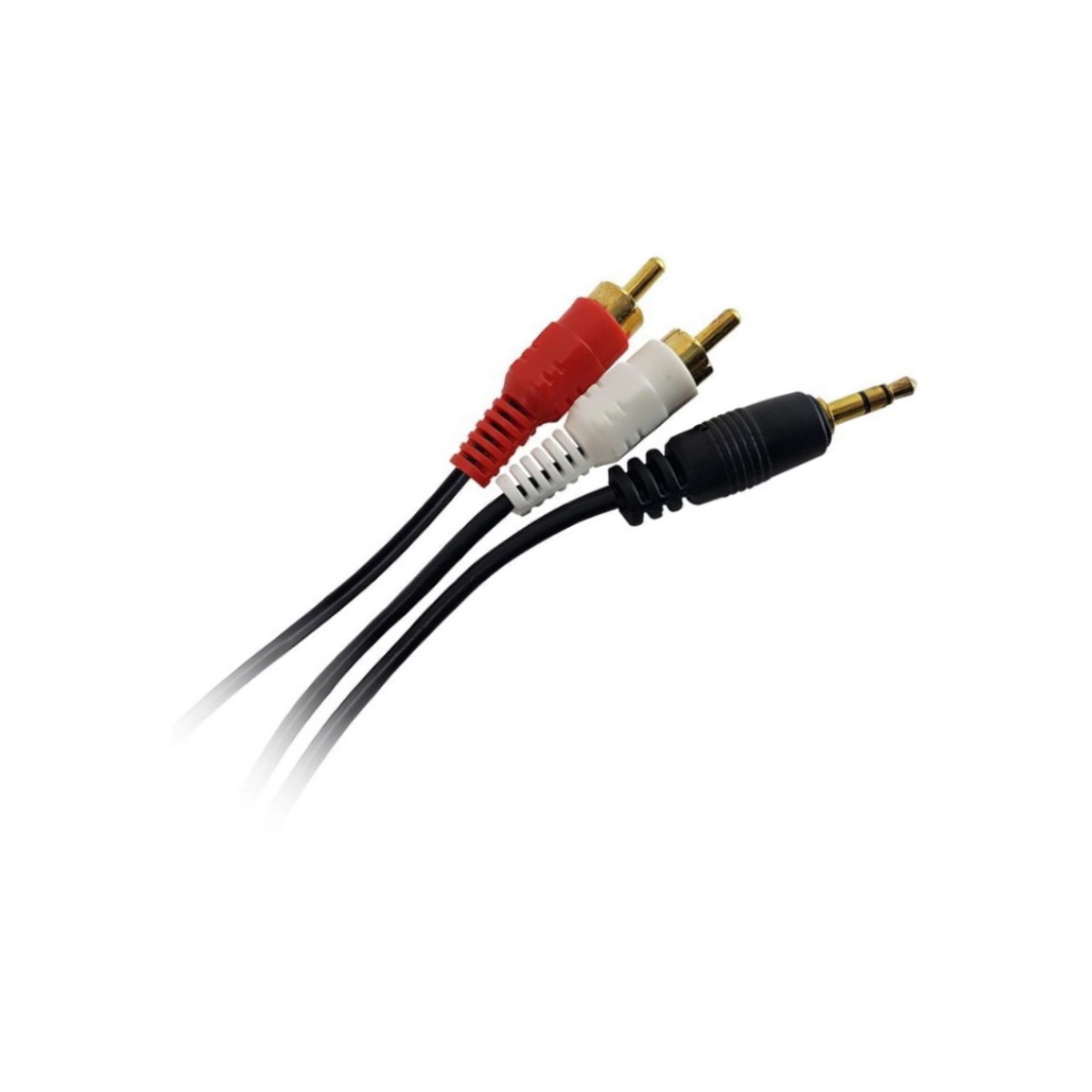 Cable Audio Auxiliar 3.5mm a 2 RCA 3m Nisuta