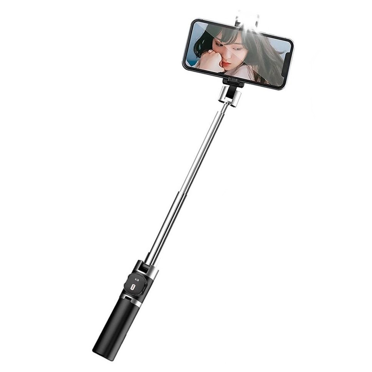 Palo Selfie C/ Control Bluetooth + Tripode y Luz WEP-P60D