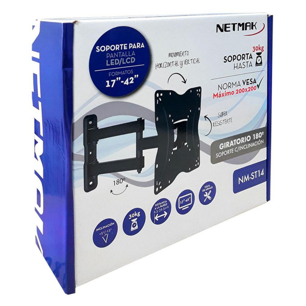 Soporte Brazo Doble TV 17