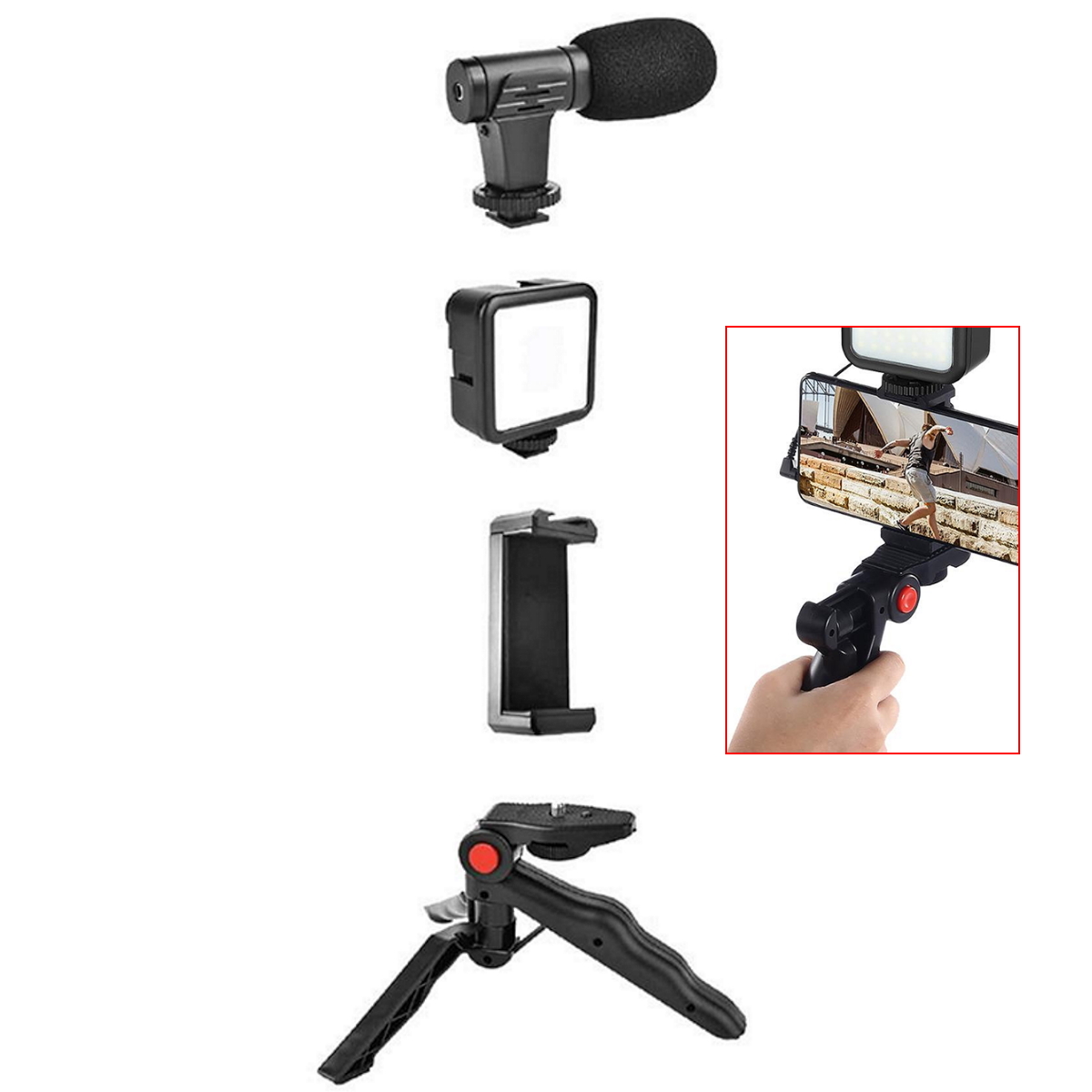 Tripode Rigido 4 en 1 Stream Netmak