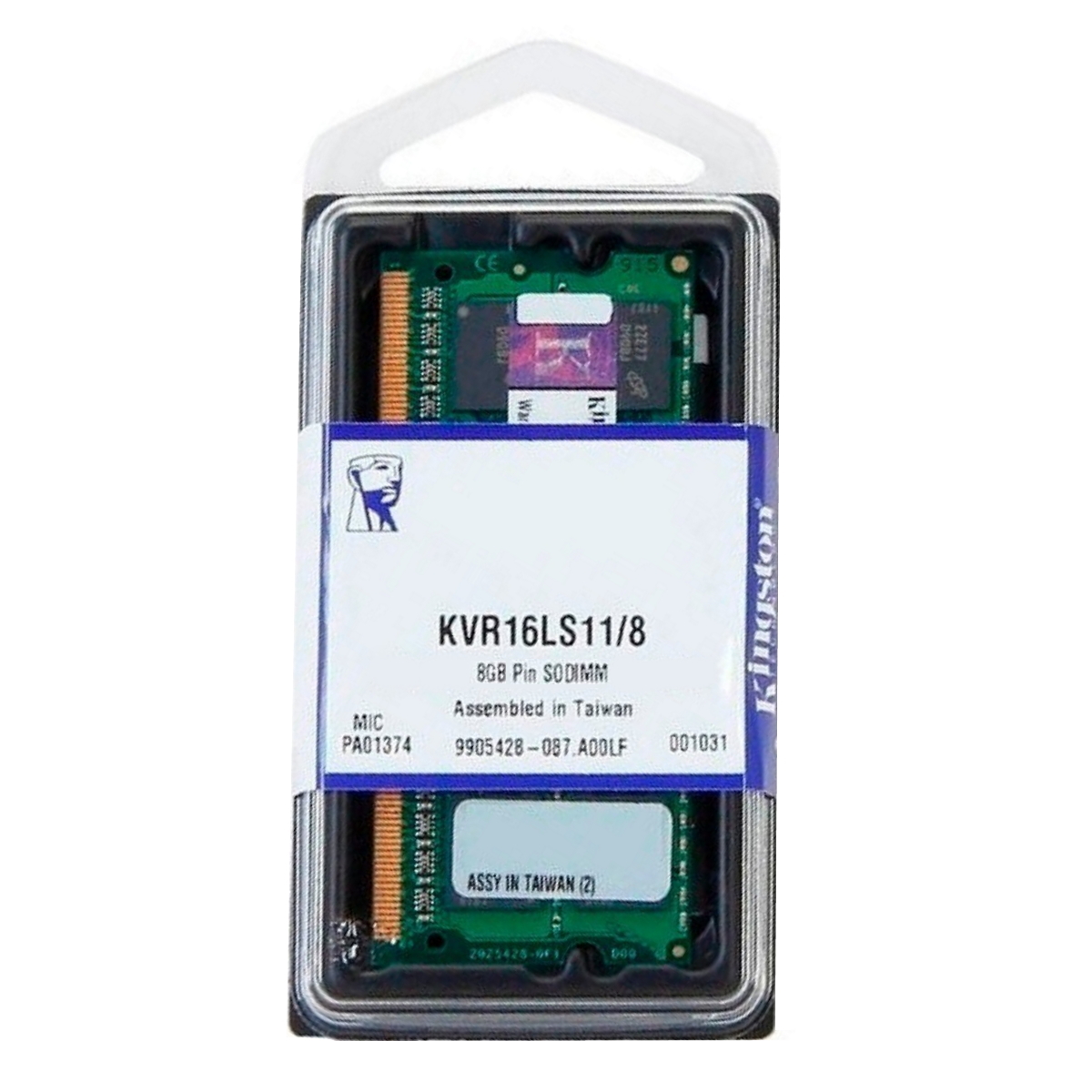 Memoria Ram Notebook Sodimm DDR3L 8GB 1600Mhz Kingston