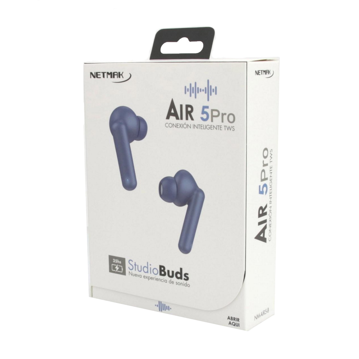 Auriculares Bluetooth In Ear Air 5 Pro NM-AIR5-B Azul Netmak
