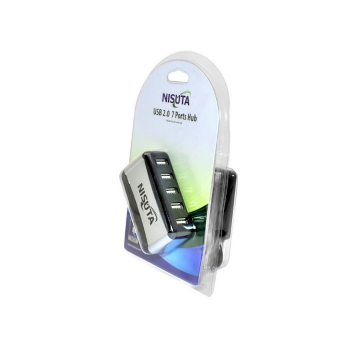 Hub USB 7 Puertos 2.0 Ns-Uh0704 Nisuta
