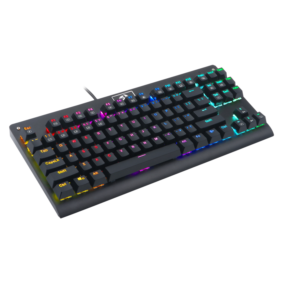 Teclado Mecanico Gamer Retroiluminado Dark Avenger Switch Rojo Redragon