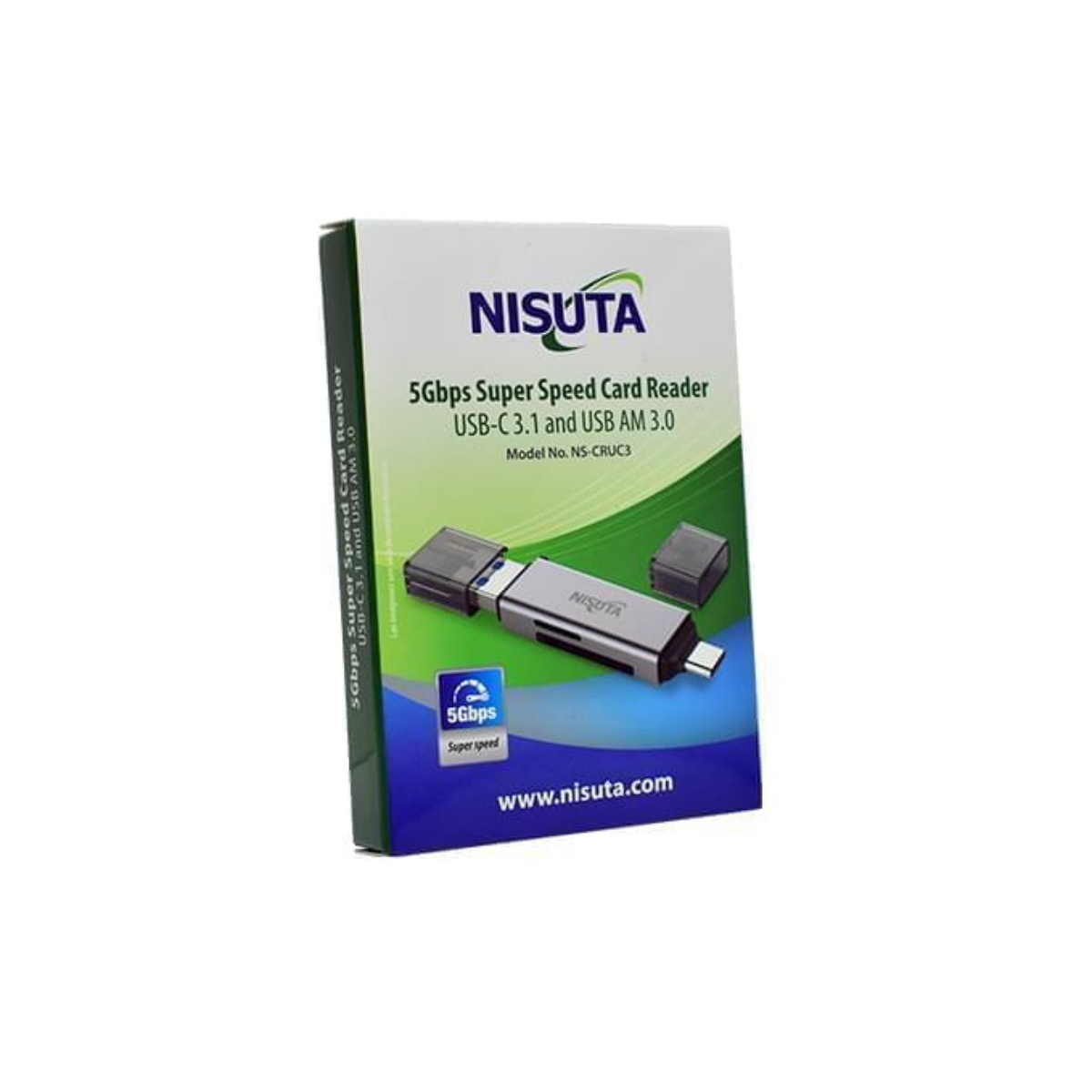 Lector De Memorias USB C y USB 3.0 Ns-Cruc3 Nisuta