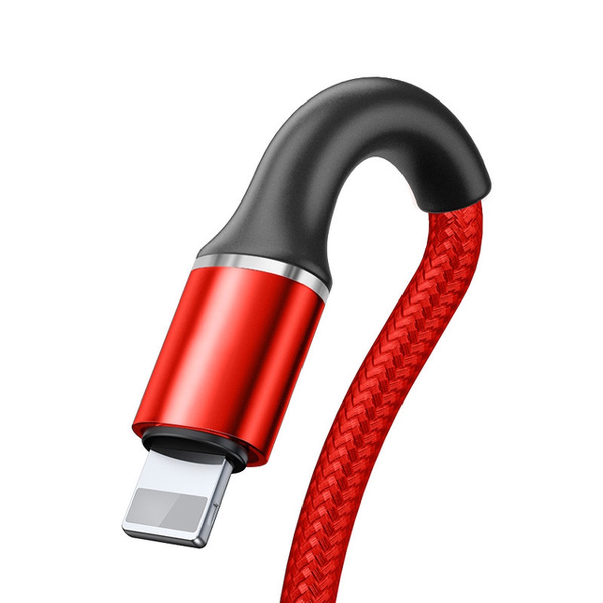 Cable Lightning a USB 1m Rojo (Bolsa) BaseUs