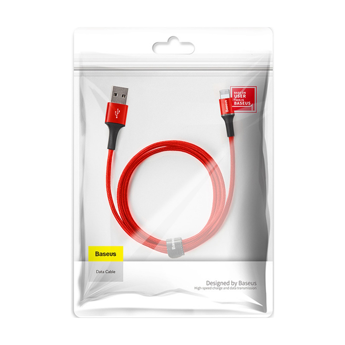 Cable Lightning a USB 1m Rojo (Bolsa) BaseUs