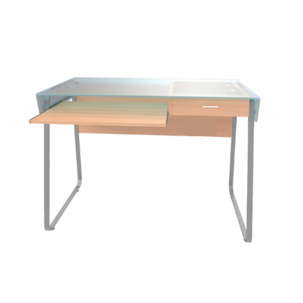 Escritorio para PC con Tope de Vidrio XTF-CD197 Xtech