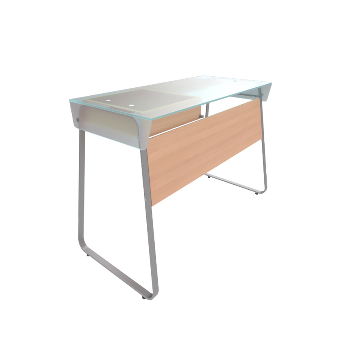 Escritorio para PC con Tope de Vidrio XTF-CD197 Xtech