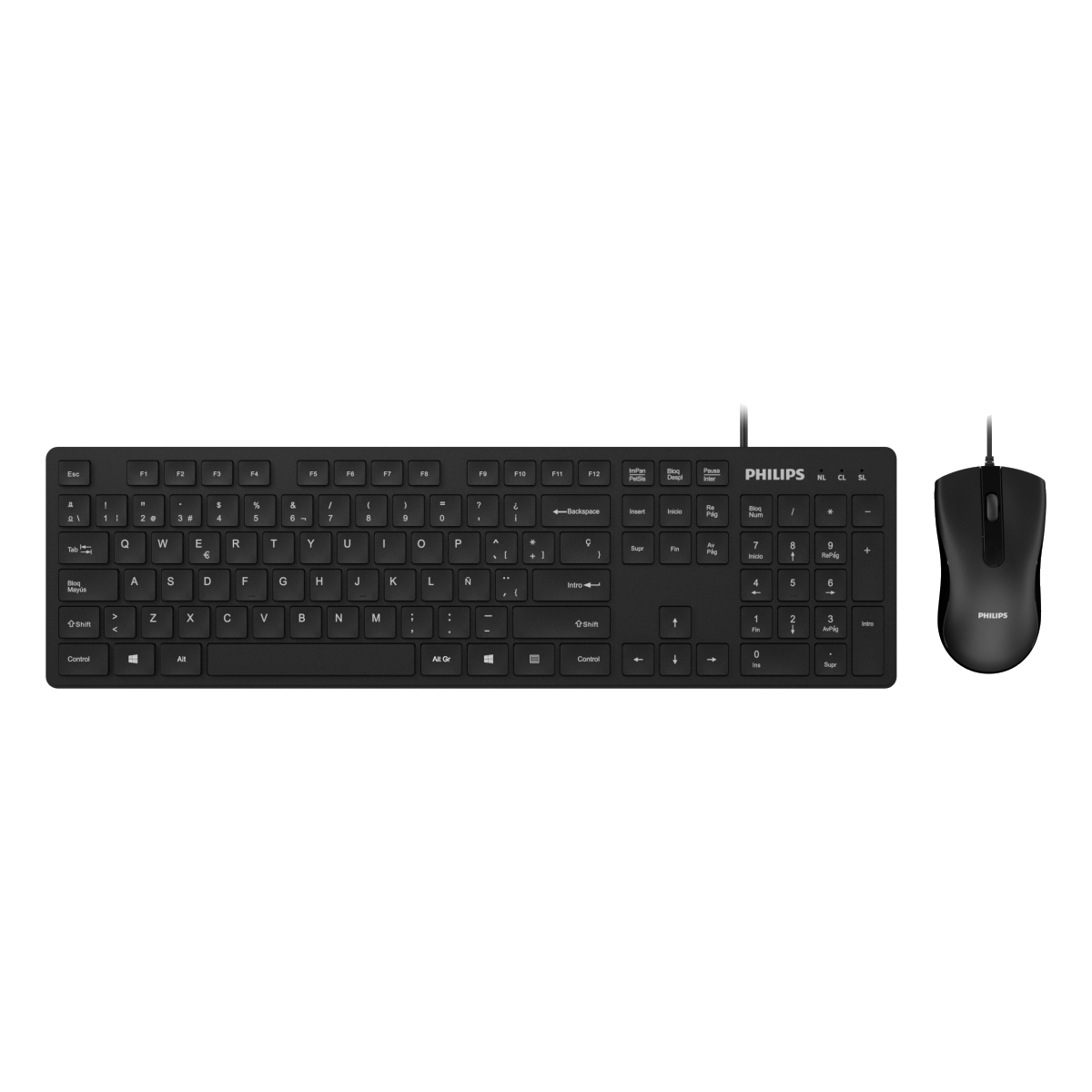 Kit Teclado Mouse C201 Philips
