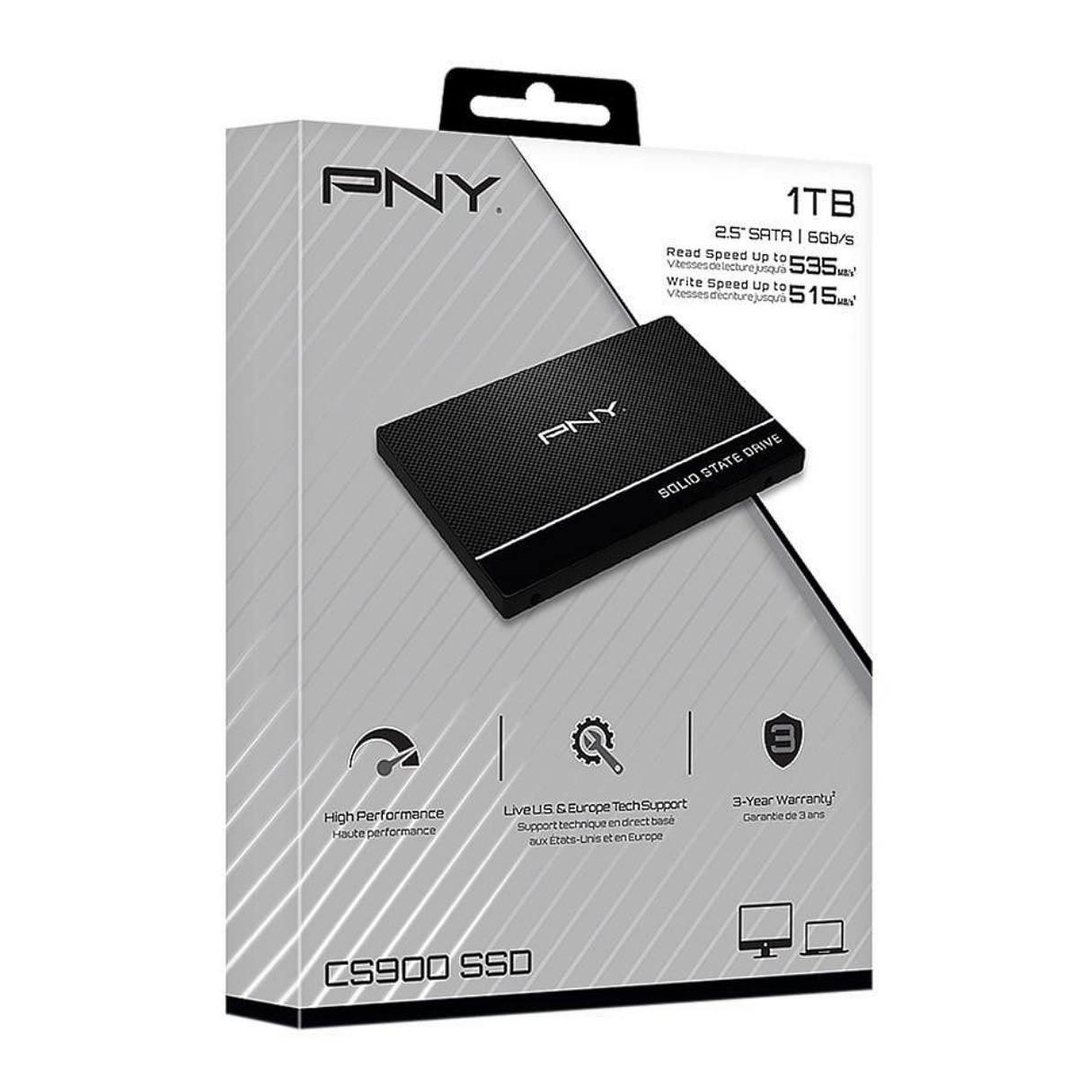Disco Solido SSD 1TB CS900 PNY
