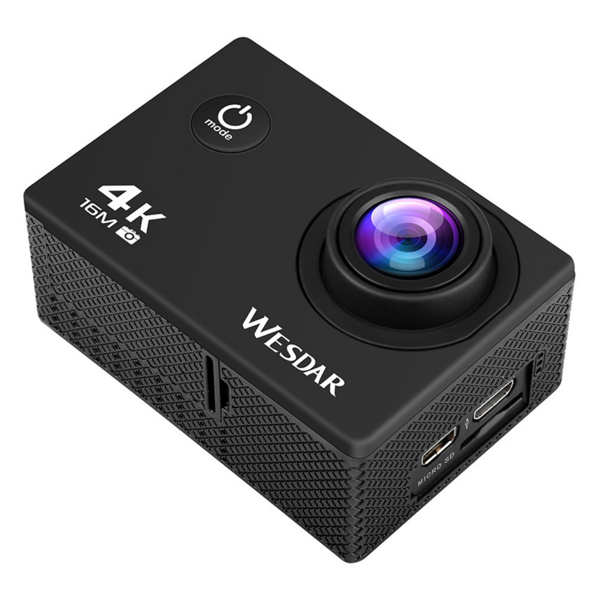 Camara Deportiva AT-30R 4K WiFi C/control Wesdar