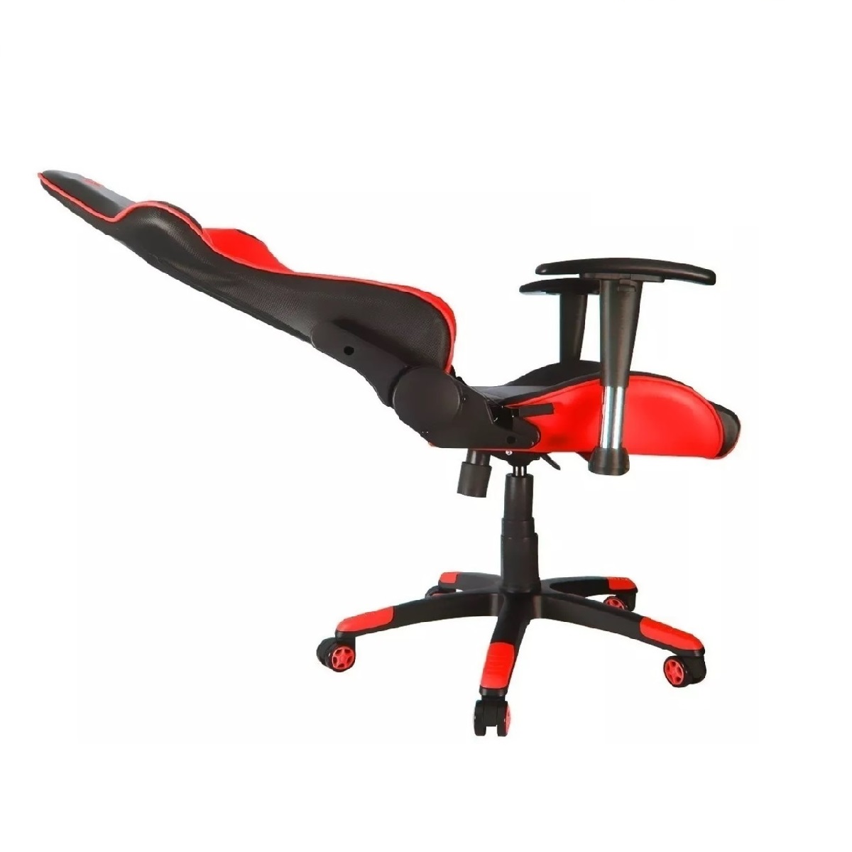 Silla Gamer Stratos Rojo Y Negro Noga