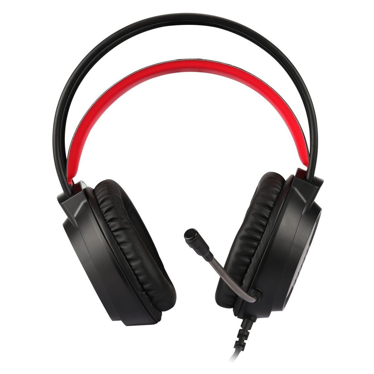 Auriculares Gamer Cable Vincha GH30 Negro y Rojo Wesdar