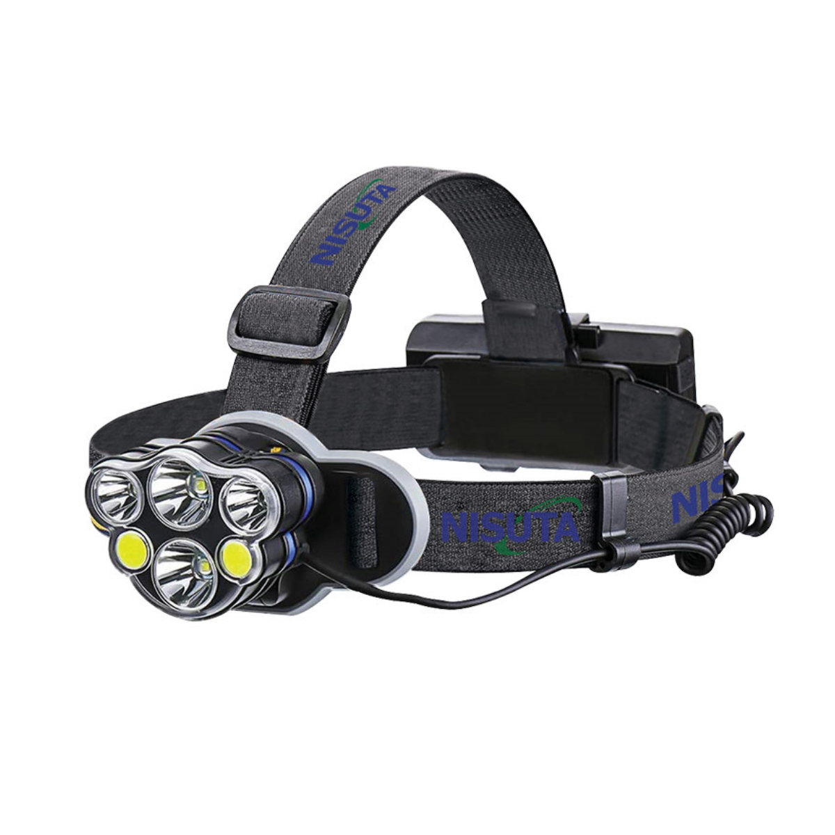 Linterna Led Multifuncion Tipo Vincha Nisuta